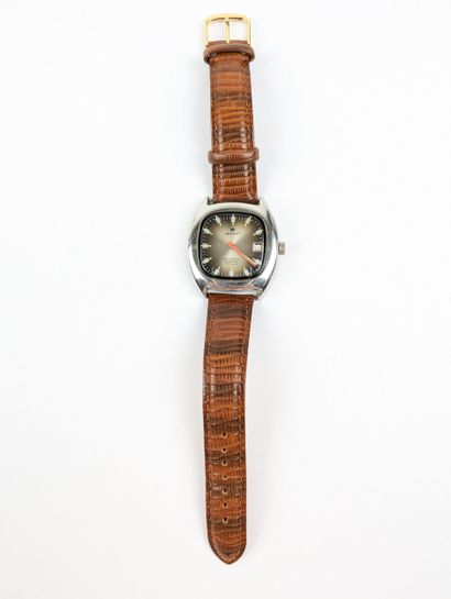 AIRAIN
Montre bracelet homme en acier chromé,...