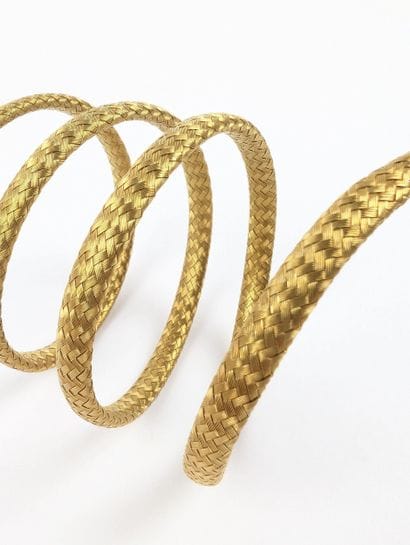 Important bracelet en or jaune 750 ‰ figurant...