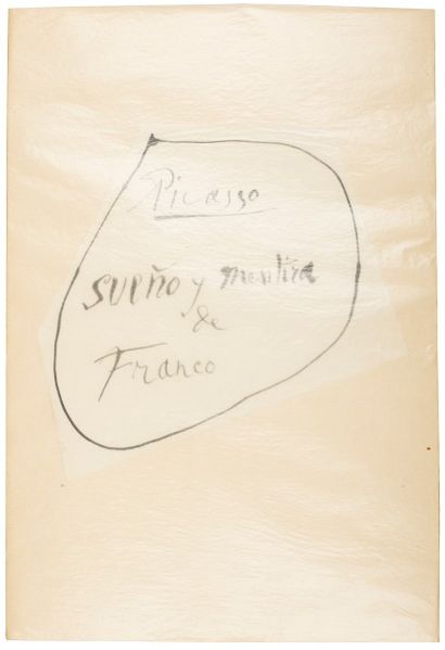 Pablo Picasso (1881-1973)
Sueño y Mentira...