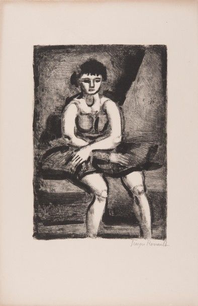 George ROUAULT (1871-1958)
L’écuyère assise....
