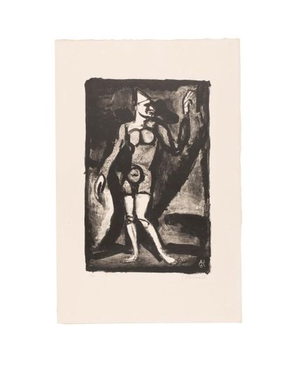 George ROUAULT (1871-1958)
Le pitre. 1926....