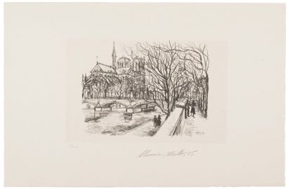 Maurice UTRILLO (1883-1955)
Notre-Dame de...