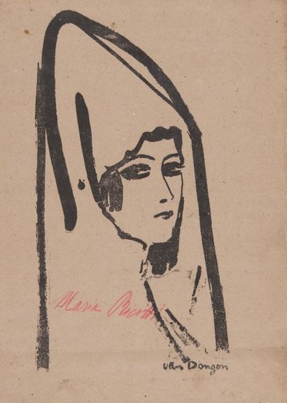 Kees VAN DONGEN (1877-1968)
Gitane. c. 1929....