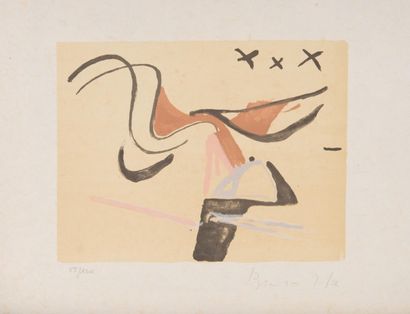 Bram VAN VELDE (1895-1981)
[Composition abstraite...