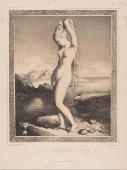 Théodore CHASSÉRIAU (1819-1856)
Vénus anadyomène....