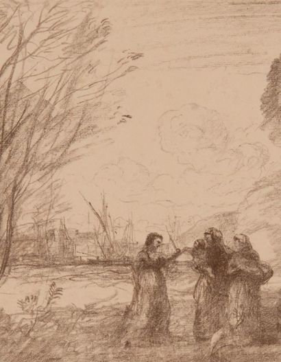 Camille COROT (1796-1875)
Une famille à Terracine....