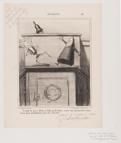 Honoré DAUMIER (1808-1879)
L’Âne et les deux...