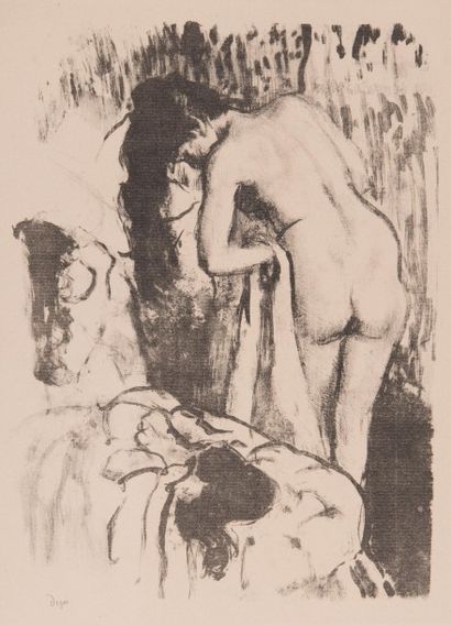 Edgar DEGAS (1834-1917)
Femme nue debout...