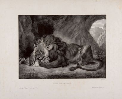 EUGENE DELACROIX (1788-1863)
Tigre royal....