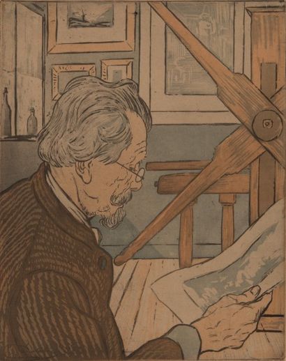 Eugène DELATRE (1864-1938)
Portrait d’Auguste...