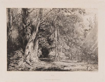 PAUL HUET (1863-1869)
L’inondation dans l’île...