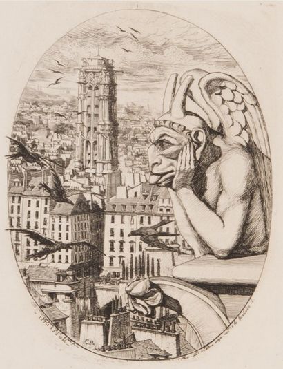 Charles MERYON (1821-1868)
Le Stryge. 1853....