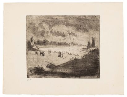 Camille PISSARRO (1830-1903)
Jardins de Kew....