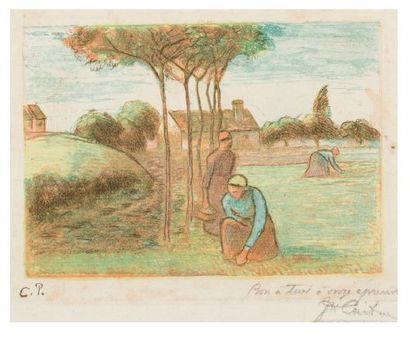 Camille PISSARRO (1830-1903)
Rare ensemble...