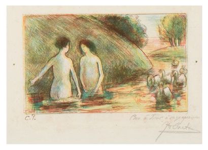 Camille PISSARRO (1830-1903)
Rare ensemble...