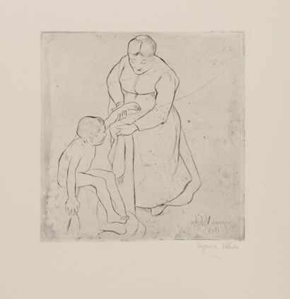 Suzanne VALADON (1865-1938)
Grand-mère et...