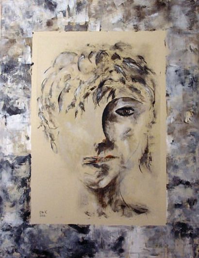 ISA K.
Autoportrait (2008). Acrylique sur...