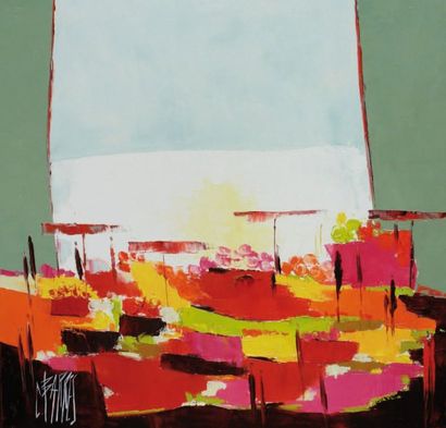 BARRES Christine
Saveurs d'été (2009). Huile...