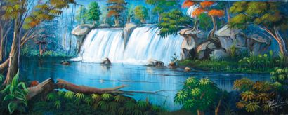 CHARLOT VILAIRE
Cascade, 2009. Acrylique...