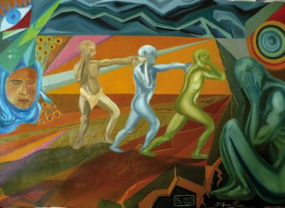 COLIZZI Stefania
Basta !!! (2008). Huile...