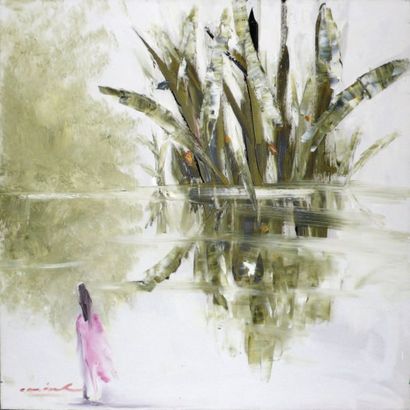 Dinh Chau Minh
Au matin, 2008. Huile sur...