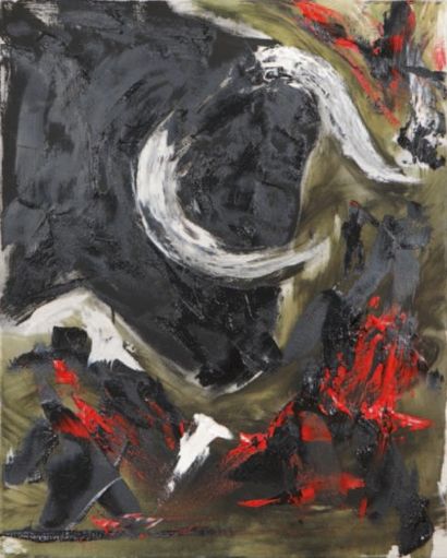 SAENZ MIR
Toro negro 1, 2009. Huile. 81 x...