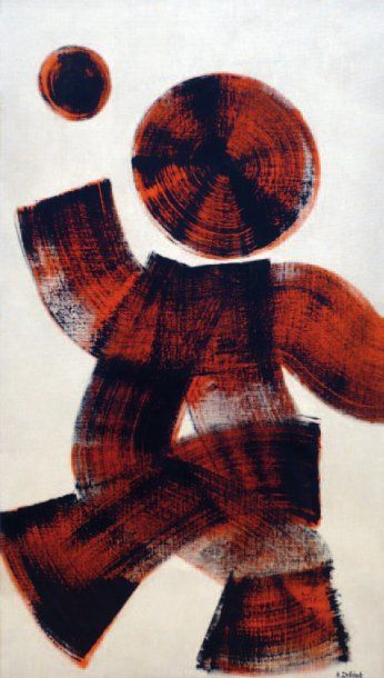 DEBIZET Denise
Le joueur de balle, 2008....