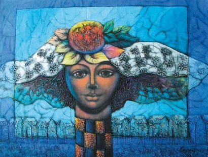 ESPINAL JOSE
Femme papillon, 2008. Acrylique...
