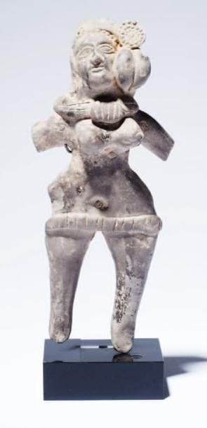 Tête de Boddhisatva à chevelure bouclée Art...