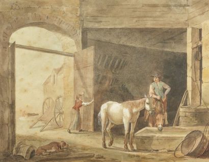 Attribué à Philibert Louis DEBUCOURT (1755...