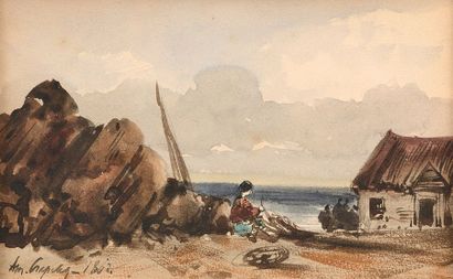 Louis-Amable CRAPELET (1822 - 1867)

Paire...