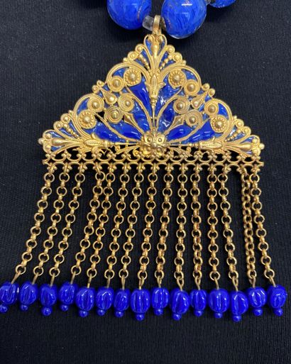 Attributed to YVES SAINT LAURENT by GRIPOIX...