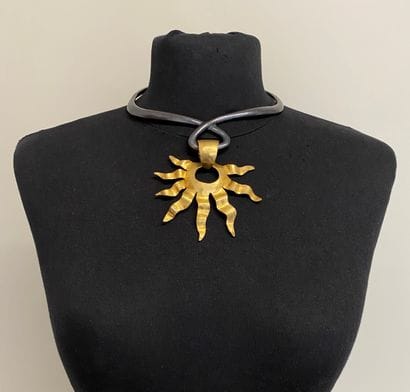 
HERVE VAN DER STRAETEN Necklace torque in...
