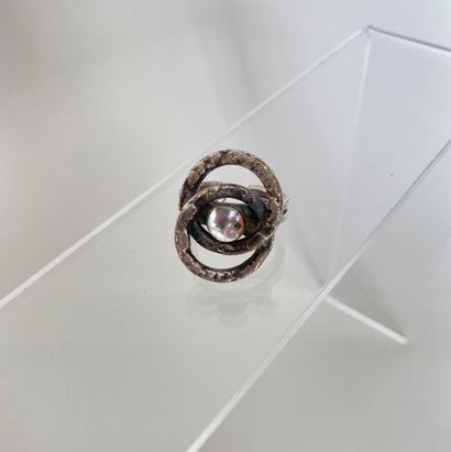 JACQUES GAUTIER Silver plated open ring with...