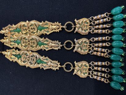 Attributed to YVES SAINT LAURENT by GRIPOIX...