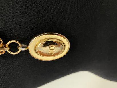 CHRISTIAN DIOR Necklace in gold-plated metal...