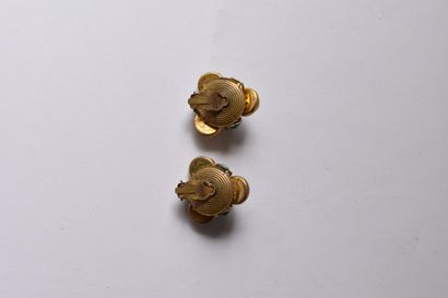 LINA BARETTI Paire de clips d'oreilles trilobée...