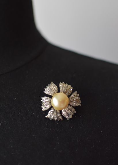 LINA BARETTI pour CHANEL par Gripoix Broche...