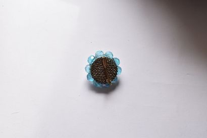 LINA BARETTI Broche de revers en métal boules...