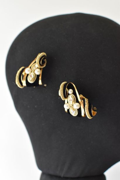 LINA BARETTI Paire de clips d'oreilles volutes...