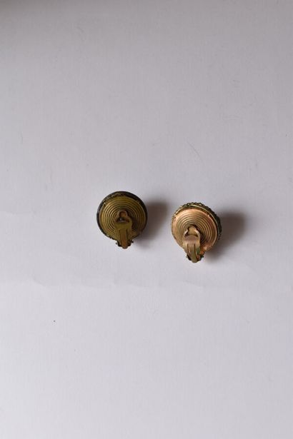 LINA BARETTI Paire de clips d'oreilles ronds...