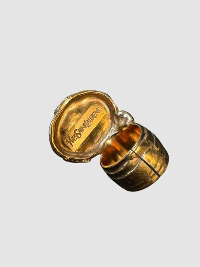 YVES SAINT LAURENT Rive Gauche Bague en métal...