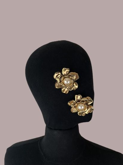 YVES SAINT LAURENT Made in France Pair of...