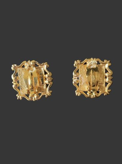 YVES SAINT LAURENT Made in France Pair of...