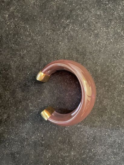 YVES SAINT LAURENT Open rigid bracelet in...