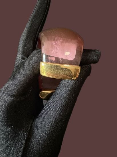 YVES SAINT LAURENT Open rigid bracelet in...