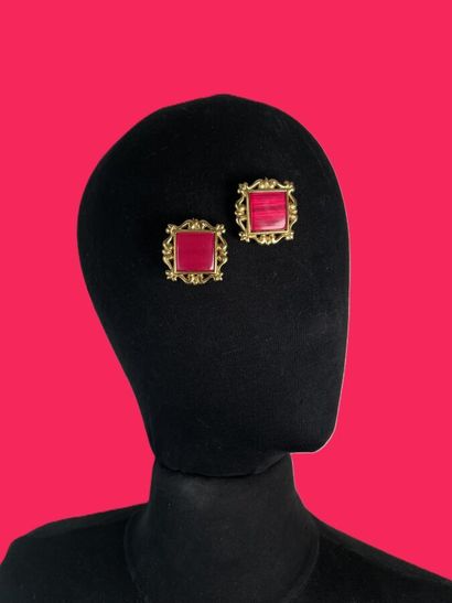 YVES SAINT LAURENT Made in France Pair of...