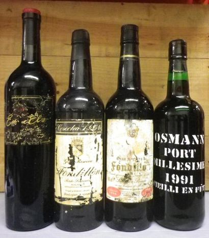 LOT DE 4 Bouteilles VINS ETRANGERS: 1 Bouteille...