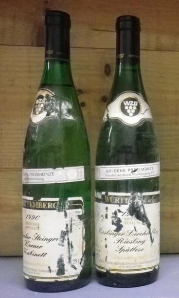 2 Bouteilles ALLEMAGNE - UHLBACHER STEINGRUBE...
