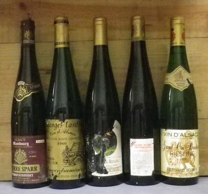 5 Bouteilles des VINS DIVERS D'ALSACE: 1...